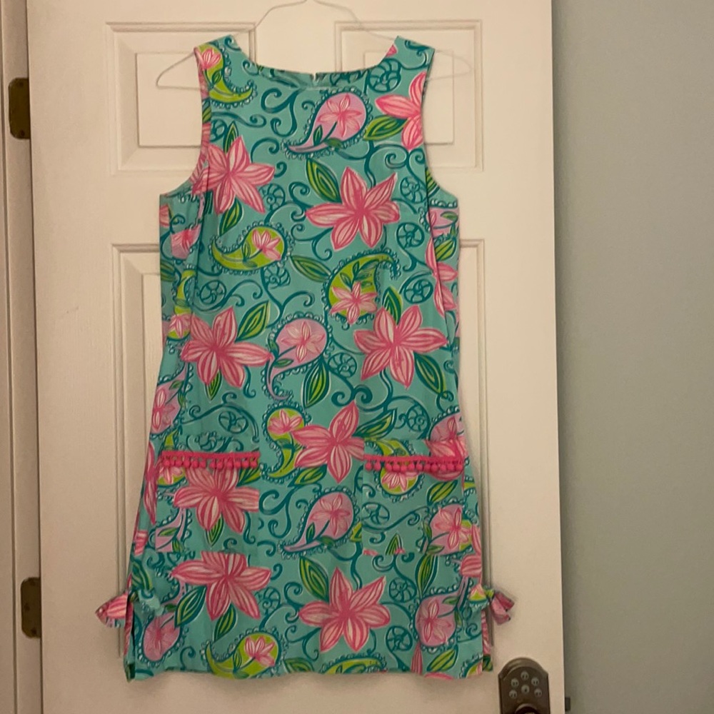 Vintage Lilly Pulitzer hibiscus paisley shift dress